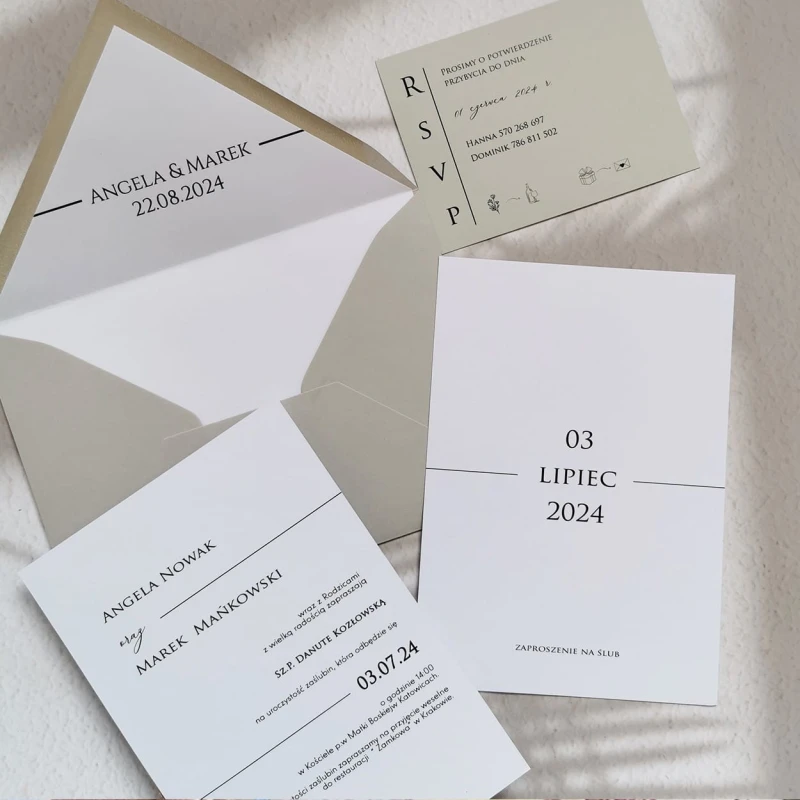 probka-eleganckie-zaproszenia-slubne-minimalistycz