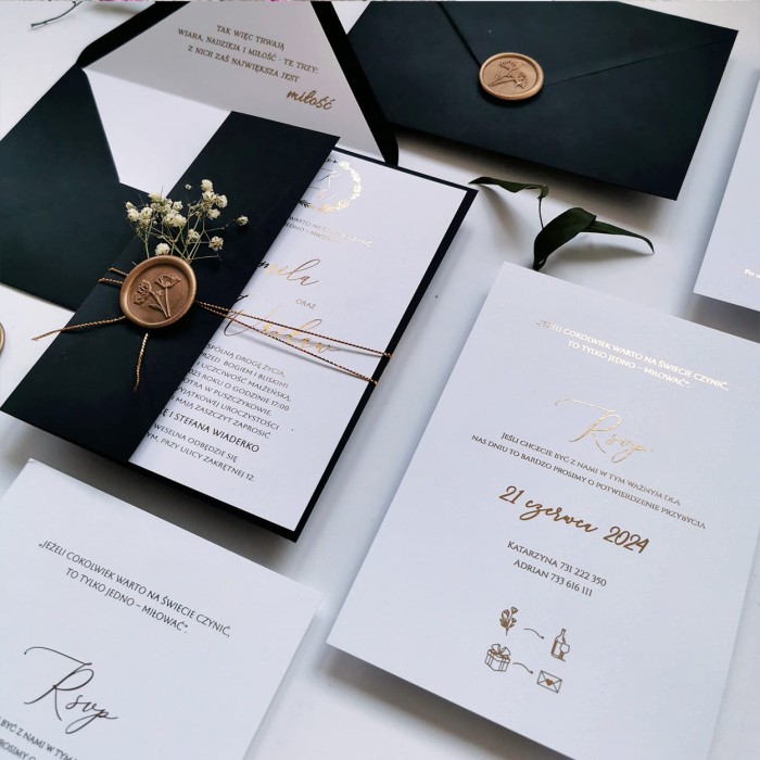 probka-eleganckie-personalizowane-zocone-zaproszen